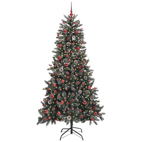 Albero di Natale artificiale con 300 LED Verde 210 cm - Foto 2