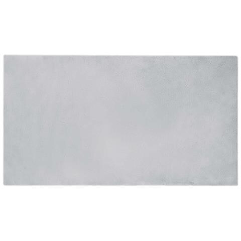Tappeto in Pelliccia Sintetica di Coniglio Olite Grigio - Foto 1