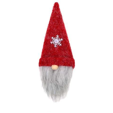 Copribottiglia Di Vino Con Gnomo Senza Volto Per Decorazioni Natalizie - Decorazioni Festive Red - Foto 1
