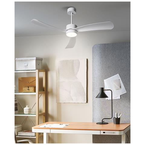 Ventilatore A Soffitto Con Luce Praslin Bianco - Foto 1