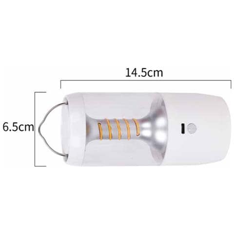 Lanterna Da Campeggio Led Flessibile Bianca Ricaricabile: Torcia Portatile Con 3 Modalità - Foto 6