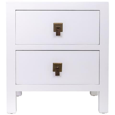Comodino In Legno Con 2 Cassetti 45x34x50,5 - Foto 2