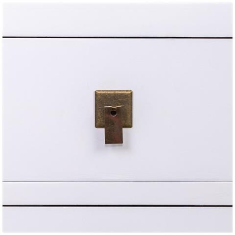 Comodino In Legno Con 2 Cassetti 45x34x50,5 - Foto 7