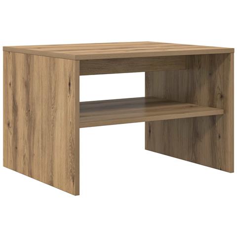 Tavolino da salotto Rovere artigianale 60 x 50 x 40 cm - Foto 1