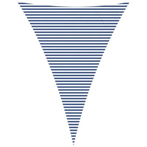 Vela da ombra solare Blu e Bianco 5 x 7 x 7 m - Foto 1