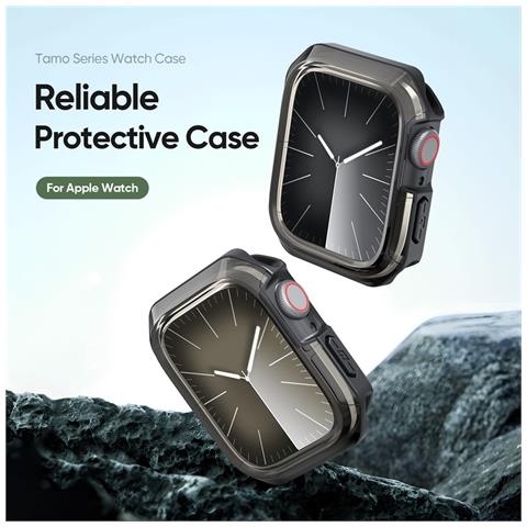 Pellicola Protettiva per Apple Watch - Silicone, Nero - Foto 4