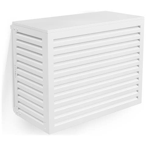 Copertura Per Climatizzatore E Pompa Di Calore ANETO Alluminio Bianco - Taglia M - Foto 2