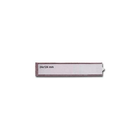6 portaetichette adesive ies b3 24x124mm sei - Foto 1