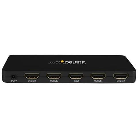 Sdoppiatore Splitter Video HDMI 4k @ 30hz 1 ingresso 4 uscite 1x4 porte di uscita con custodia in alluminio - Foto 2