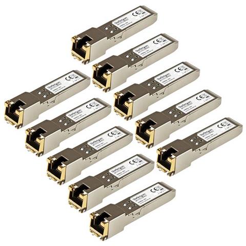 Modulo Ricetrasmettitore Transceiver Gigabit RJ45 SFP in Rame - Compatabile HP J8177C 1000Base-T - Mini-GBIC - 10 unità - Foto 5