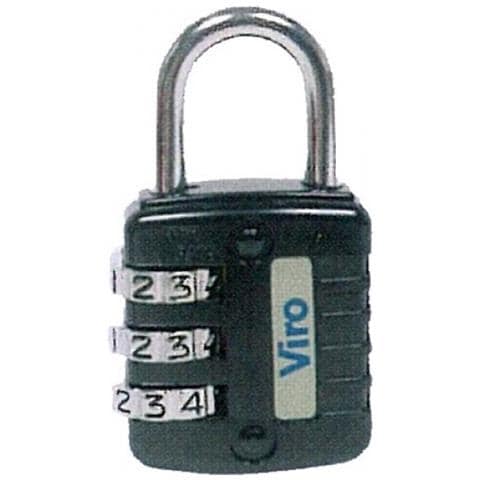 Lucchetto Per Valigie Combinazione Mm. 20 Nero - Foto 2