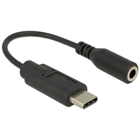 65842 USB Type-C 3,5 mm Nero cavo di interfaccia e adattatore - Foto 1