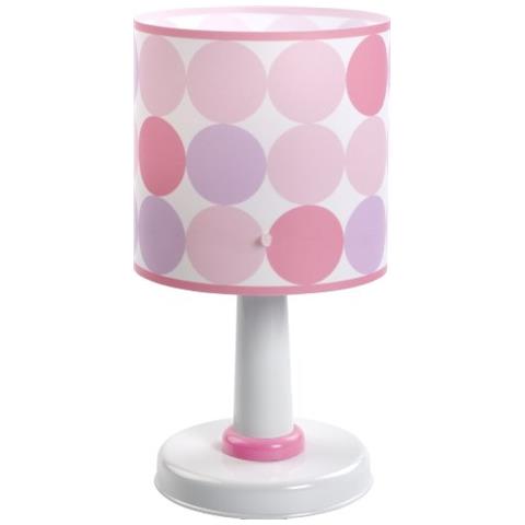 Lampada Da Comodino, Colore: Rosa - Foto 1