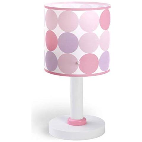 Lampada Da Comodino, Colore: Rosa - Foto 2