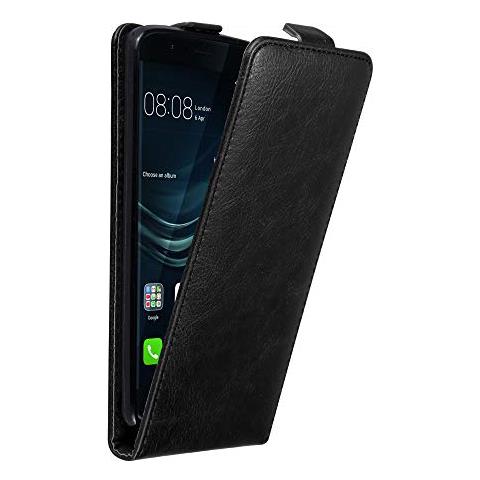 Custodia Compatibile Con Huawei P9 In Nero Di Notte - Coperchio Protettivo In Design Flip Con Chiusura Magnetica - Foto 1
