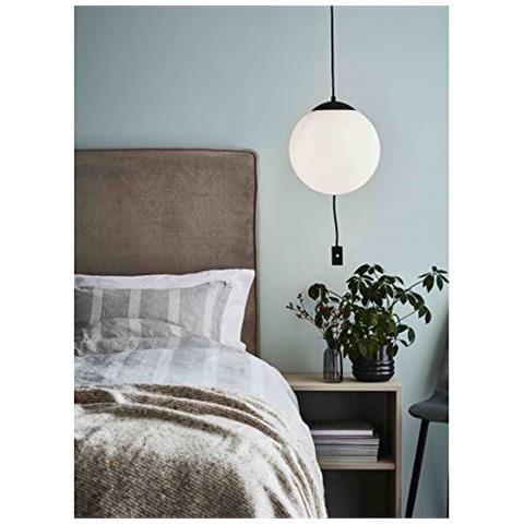 Here - Lampada A Sospensione Con 3 Lampadine, Colore: Nero - Foto 2