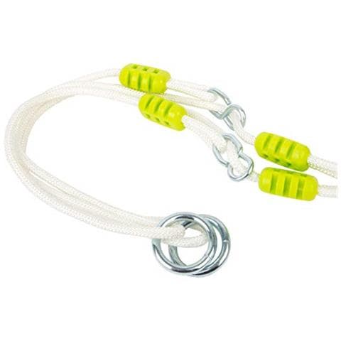 Piccolo Calcio Altalena 11584 Per Bambini Piccoli Comfort In Legno E Tessuto Con Also Da Esterni Corda Regolabiliadatto. - Foto 5