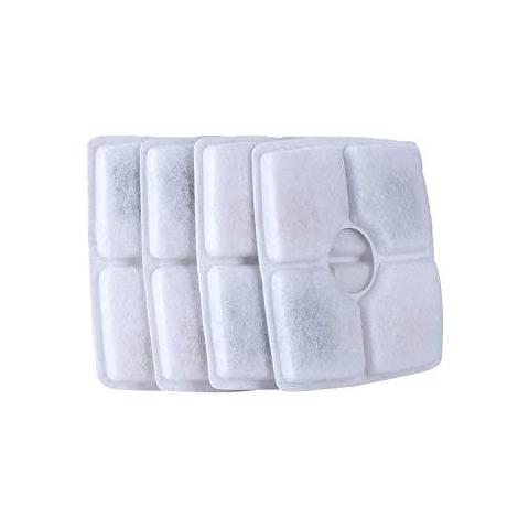 Semai Fontana Pet Filter Pet Fontana Acqua Cartucce Filtranti Per Cat Dog Sostituzione Resina A Scambio Ionico E Carbone Attivo Cotone Drinkwell Filtro (4 Pack)  - Foto 1