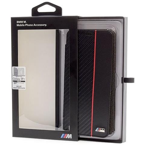 Custodia Flip Cover Per Samsung Galaxy S9+ Plus G965 M Serie Carbon Look - Foto 2