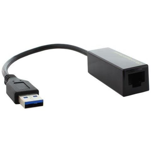 33380B, 1 x RJ-45, 1 x USB 3.0, Maschio / femmina, Nero, Windows 8, Windows 7, Vista, XP 32/64 OS, MAC OS10.5x or above, Linux, Desktops, notebook PC, Ultrabook, docking stations, game consoles, digital-home appliances, any embe - Foto 2
