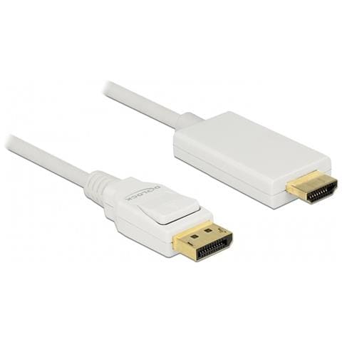 83818 cavo e adattatore video 2 m DisplayPort HDMI Bianco - Foto 1