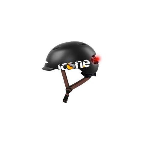 Casco per Adulto Certificato LED Posteriore Pure Black - Foto 1