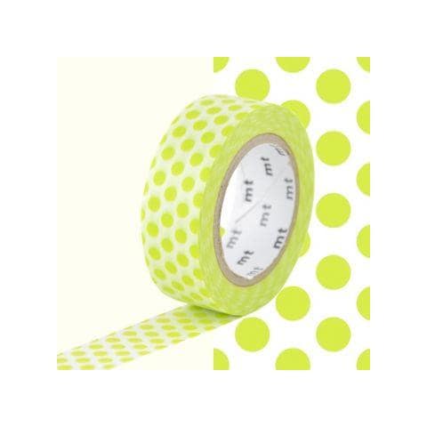 Nastro Adesivo Decorativo Con Punti - Verde Anice - 1,5 Cm X 7 M - Foto 1