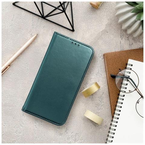 Custodia A Libro Smart Pocket Case In Pelle Per Xiaomi Redmi Note 11 Pro - Pro+ Green - Foto 4