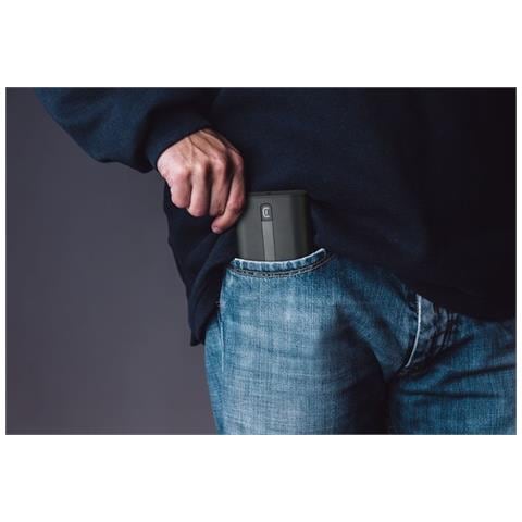 Power Bank THUNDER 10000 Caricabatterie portatile extra compatto Nero - Foto 4