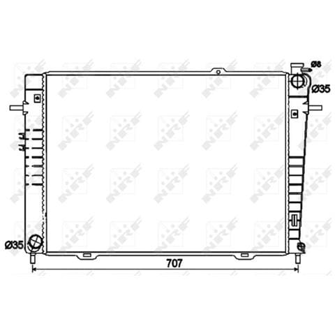 Radiatori Kia 53497 - Foto 1
