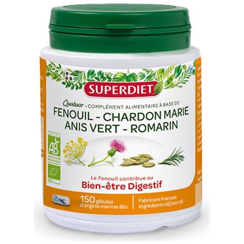 Quartetto Digestione Finocchio Bio 150 Capsule - Foto 1