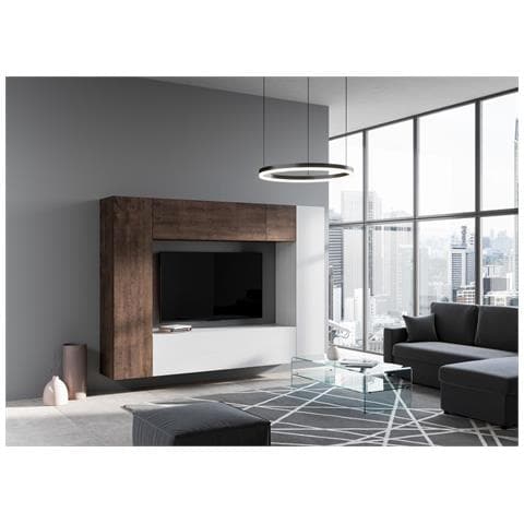 Composizione Parete Soggiorno A06 L.254 H.173,6 P.39,2 - Foto 2