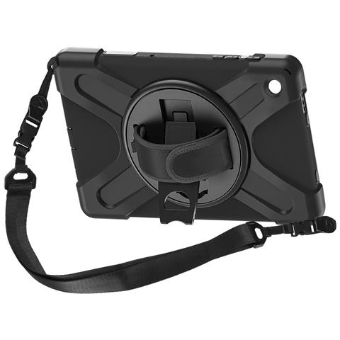 Cover Anti-urto Per Galaxy Tab A9 Plus Cavalletto E Manico Ruotabile, Nero - Foto 1