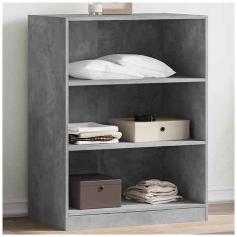 Armadio Grigio Cemento 77x48x102 Cm In Legno Multistrato - Foto 1