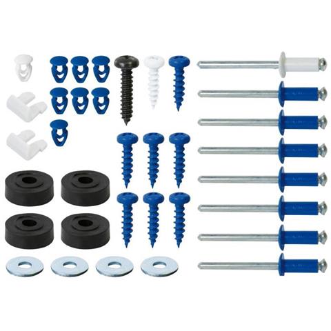 Set Portatarghe Ant+post In Plastica - Foto 2