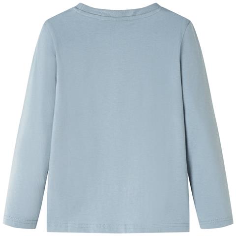 Maglietta Da Bambino A Maniche Lunghe Azzurra 92 - Foto 2