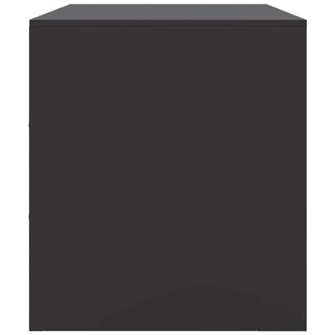 Mobili TV 2 pz Neri 67x39x44 cm in Acciaio - Foto 2
