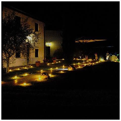 5 Candele Citronella Fiaccola In Alluminio Anti Zanzare Profumo Ambiente 15 Cm - Foto 2