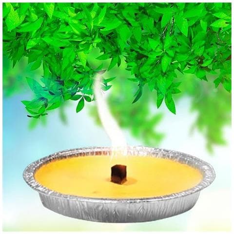 5 Candele Citronella Fiaccola In Alluminio Anti Zanzare Profumo Ambiente 15 Cm - Foto 4