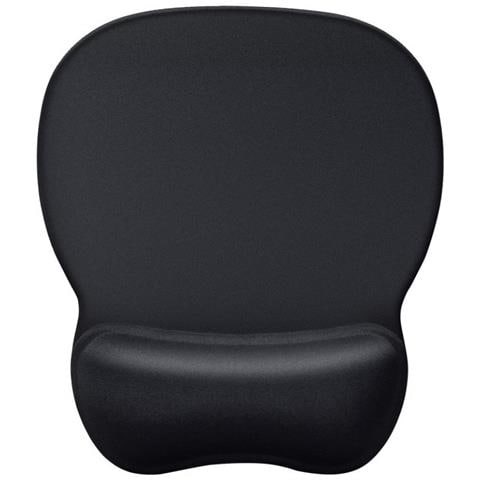Mouse Pad Ergonomico Con Supporto Polso, Superficie Liscia E Base Antiscivolo Black - Foto 2