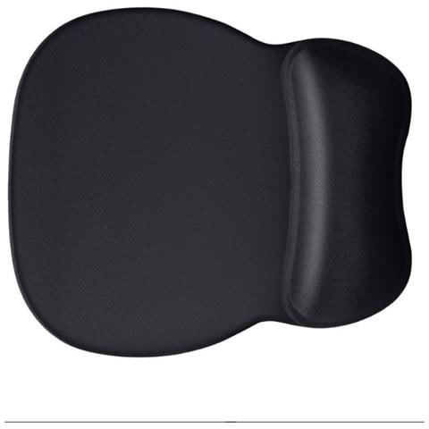 Mouse Pad Ergonomico Con Supporto Polso, Superficie Liscia E Base Antiscivolo Black - Foto 5