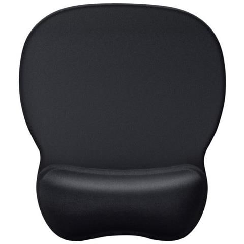 Mouse Pad Ergonomico Con Supporto Polso, Superficie Liscia E Base Antiscivolo Black - Foto 1