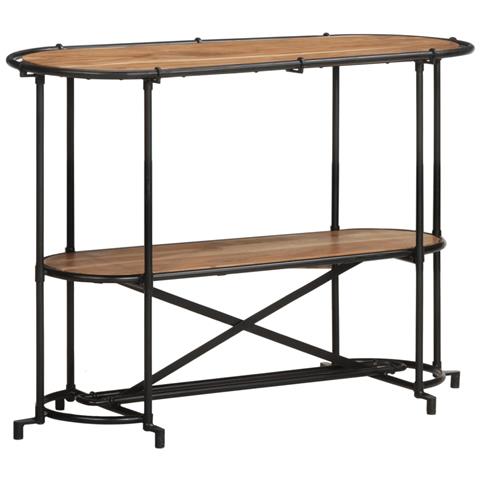 Tavolo Consolle 110x42x76 Cm In Legno Massello Di Acacia - Foto 1