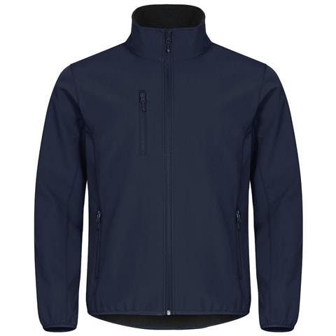 Classic Softshell Jacket Man Blu Scuro S - Foto 1