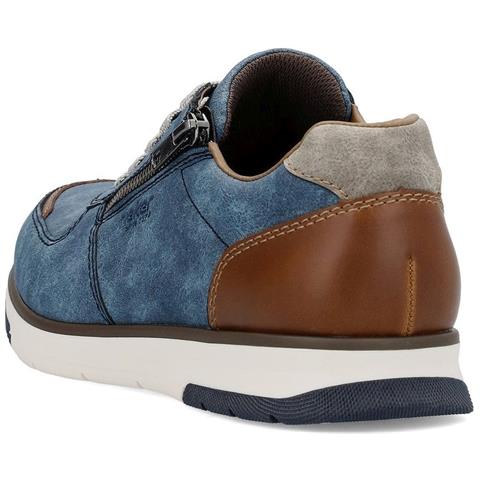 Urban Sneakers Sintetico E Tessile Scarpe Uomo Blu Eu 43, B2010-14 - Foto 3