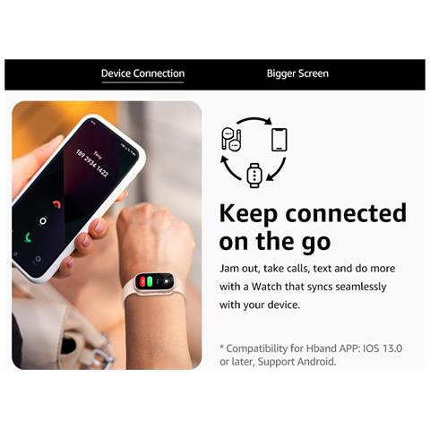 Smartwatch Con Chiamate Bluetooth E Monitoraggio Della Salute Pink - Foto 2