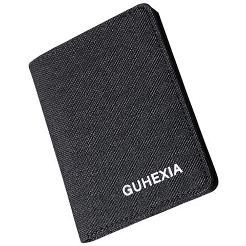 Portafoglio Minimalista Sottile Con Blocco Rfid Black - Foto 2