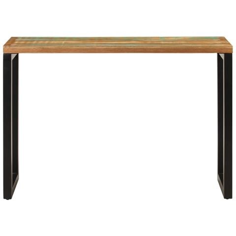 Tavolo Consolle 110x35x75 Cm In Legno Massello Di Recupero - Foto 2