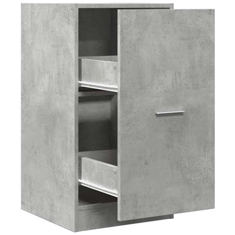 Armadietto Da Farmacia Grigio Cemento 40x41x77,5 Cm Truciolato - Foto 2