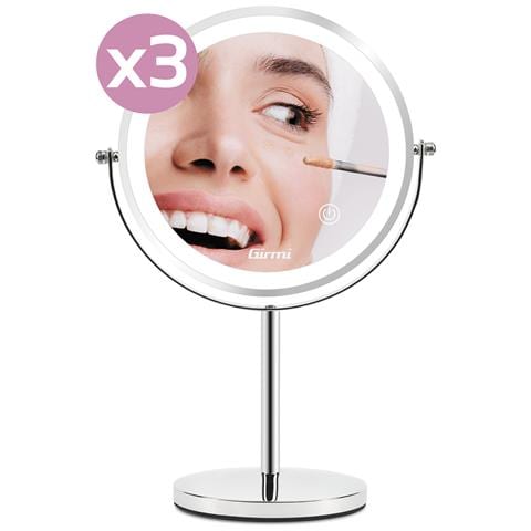 BE02 specchietto per trucco Libera installazione Rotondo Acciaio inox - Foto 2